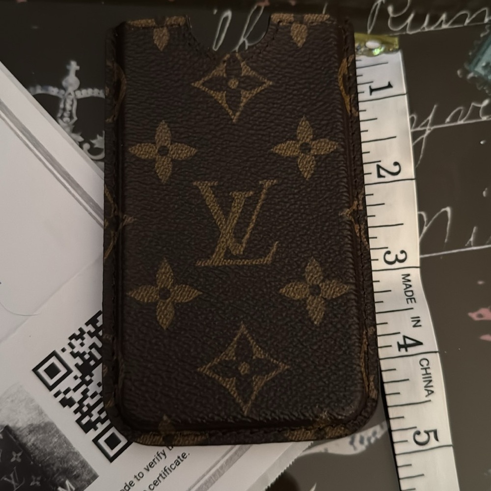 LV phone case Louis Vuitton vintage phone hard pouch case Authentic - Picture 10 of 12